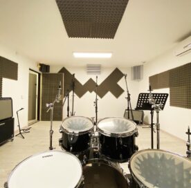 Batterie Yamaha dans un studio de répétition Ze Local à Montpellier